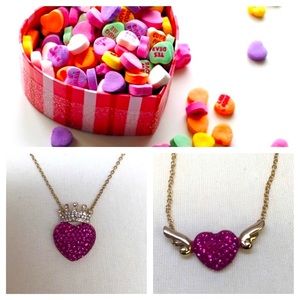 Princess Heart or Winged Heart💕Necklace,NWT-Boutique